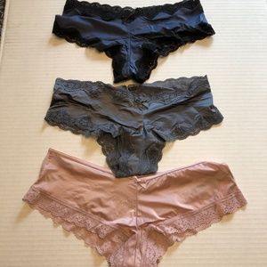 3 Very Sexy Cheeky panties in medium NWT